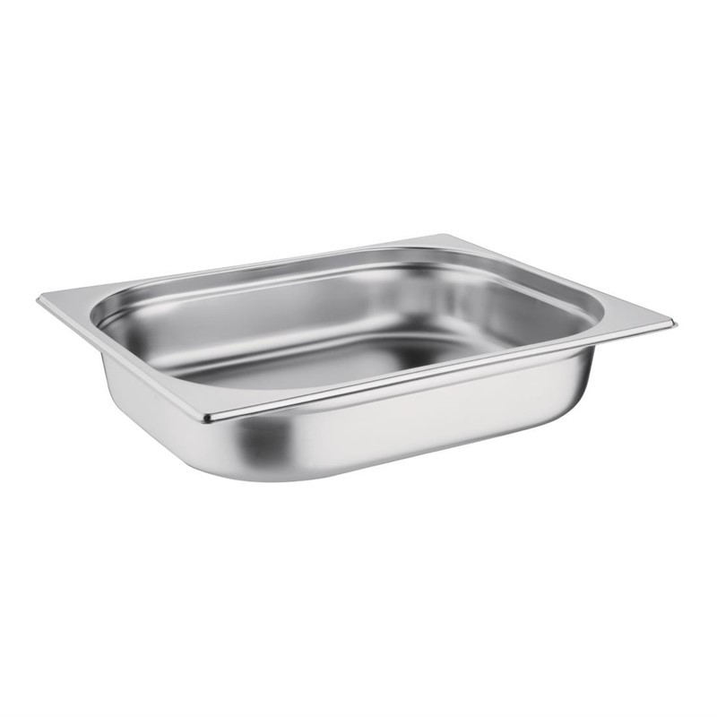 Bacs inox Gastronorme GN 1/2 P/20mm/40mm/65mm/100mm/150mm/200mm