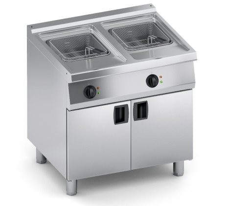 Friteuse électrique double professionnelle 2 x...