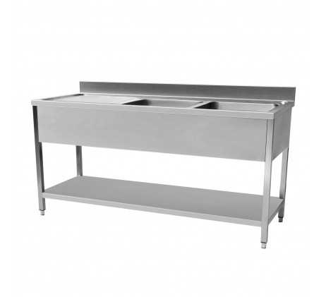 Plonge evier avec sous tablette 1600 x 600 x...