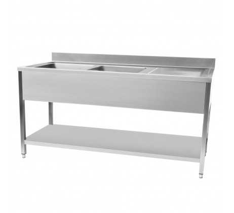 Plonge evier avec sous tablette 1800 x 600 x...