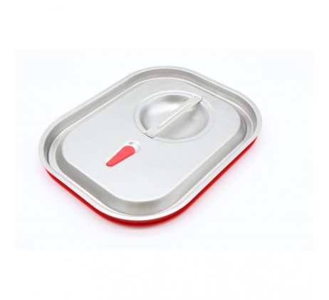Couvercle gastronorm - 1/2 GN - acier...