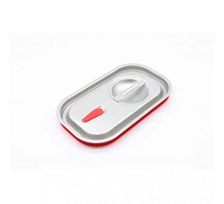 Couvercle gastronorm - 1/4 GN - acier...