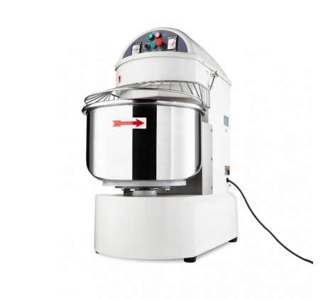 Pétrin à spirale / pétrin à pâte - 75 L - 48 kg...