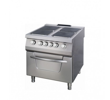 Premium cuisinière - 4 brûleurs - unité double...