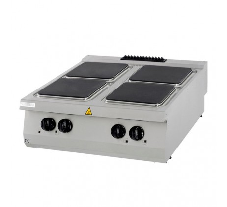 Premium cuisinière - 4 brûleurs - unité double...