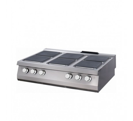 Premium cuisinière - 6 brûleurs - unité triple...