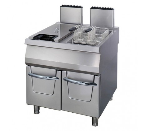 Premium friteuse - 2 x 22 L - unité double -...