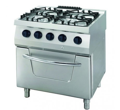 Heavy Duty cuisinière - 4 brûleurs - unité...
