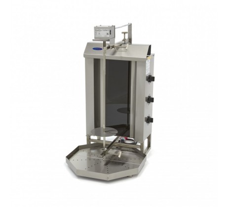 Kebab grill - 3 brûleurs - 30 kg de viande -...