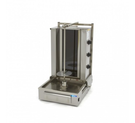 Kebab grill - 3 brûleurs - 40 kg de viande -...