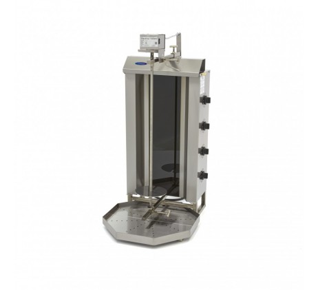 Kebab grill - 4 brûleurs - 50 kg de viande -...