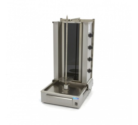 Kebab grill - 4 brûleurs - 70 kg de viande -...