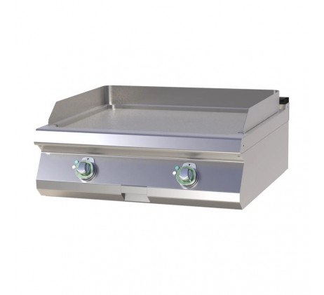 Plaque de cuisson lisse chromée | RM - FTHC 708 E