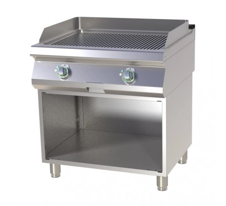 Plaque de cuisson nervurée avec soubassement |...