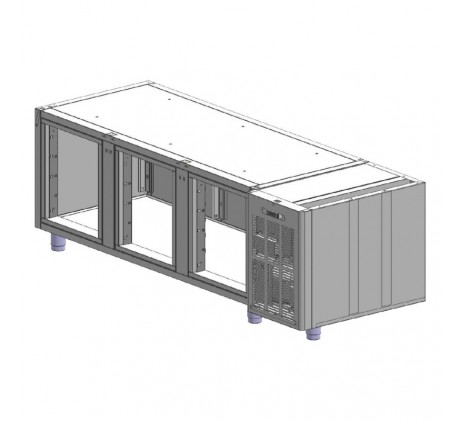 Table SCH 3D réfrigérée positive, inox | RM...