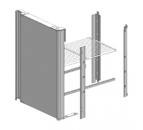 Porte + rails pour grille pour SCH/SM GN 1/1 |...