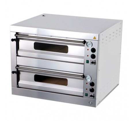 Four à pizza à deu étages 8 diamètre de 33 cm |...