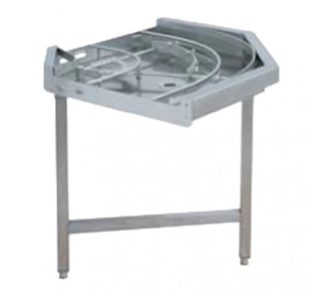 Table 90° avec alimentation de sortie 80x80 cm...
