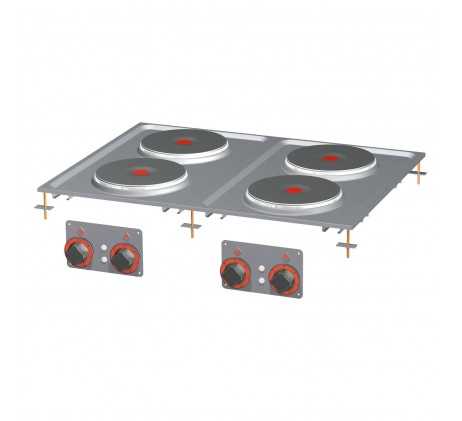 Fourneau drop-in électrique 4x feu drop-in 400...