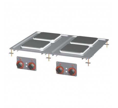 Fourneau drop-in électrique 4x feu drop-in 400...