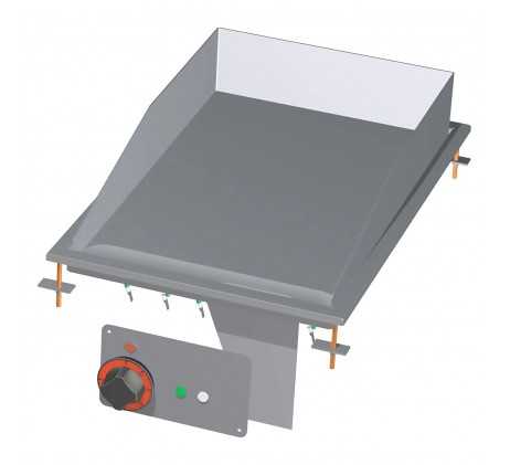 Plaque de cuisson 36x55 drop-in électrique...