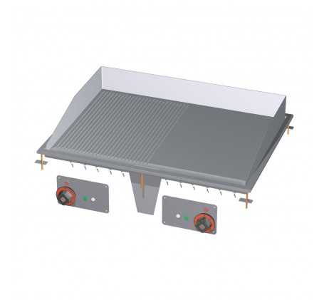 Plaque de cuisson 75x55 drop-in électrique...