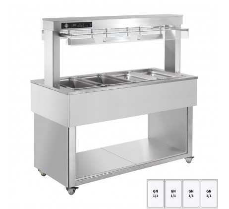 Buffet chauffé, à eau GN 4-1/1 RAL | RM GASTRO...