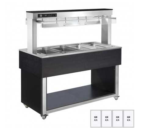 Buffet chauffé, à eau GN 4-1/1 Wenge | RM...