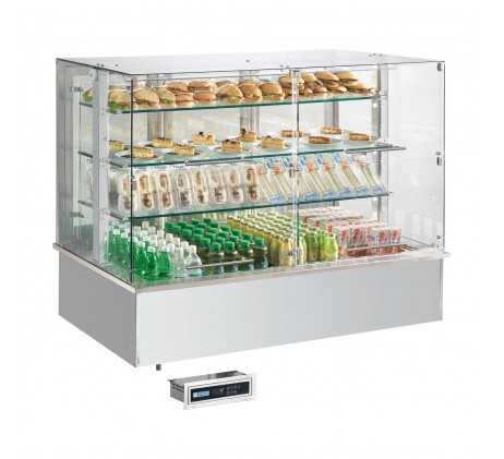 Vitrine refrigerée GN 4-1/1 drop-in, ouverture...