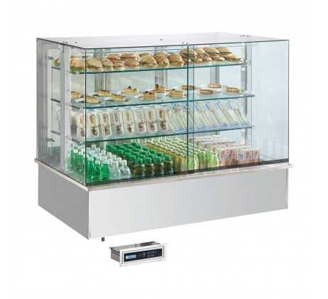 Vitrine refrigerée GN 4-1/1 drop-in, ouverture...