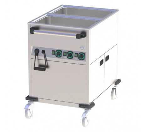 Bain marie mobile électrique GN 2-1/1 | RM -...