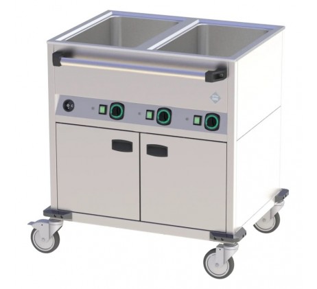 Bain marie mobile électrique GN 2-1/1 | RM -...