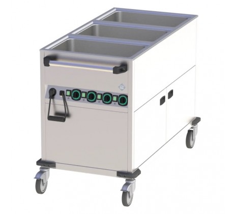 Bain marie mobile électrique GN 3-1/1 | RM -...