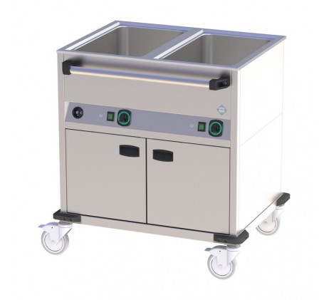 Bain marie mobile électrique GN 2-1/1 | RM -...