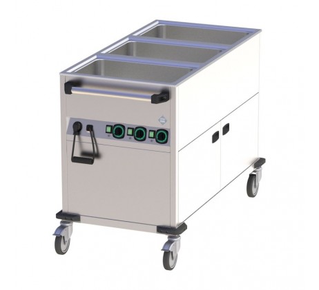 Bain marie mobile électrique GN 3-1/1 | RM -...
