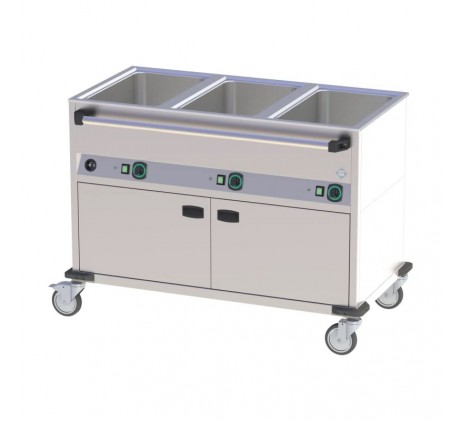 Bain marie mobile électrique GN 3-1/1| RM -...