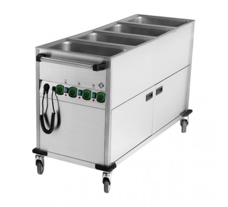 Bain marie mobile électrique GN 4-1/1| RM -...