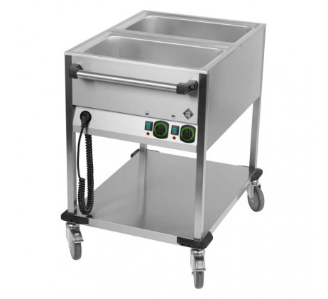 Bain marie mobile électrique GN 2-1/1 | RM -...