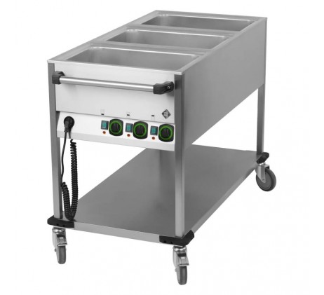 Bain marie mobile électrique GN 3-1/1 | RM -...
