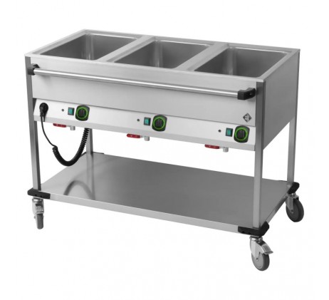Bain marie mobile électrique GN 3-1/1 | RM -...
