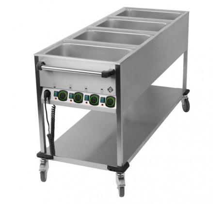 Bain marie mobile électrique GN 4-1/1 | RM -...