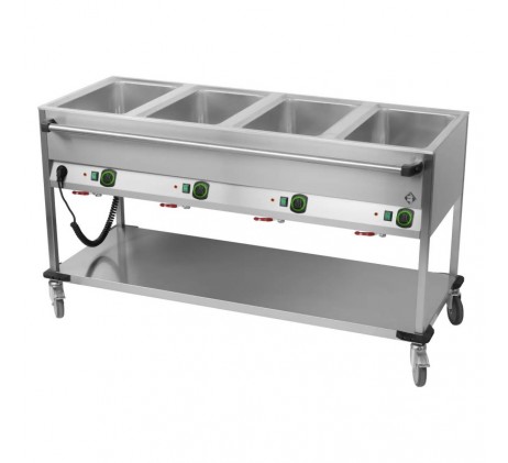 Bain marie mobile électrique GN 4-1/1 | RM -...