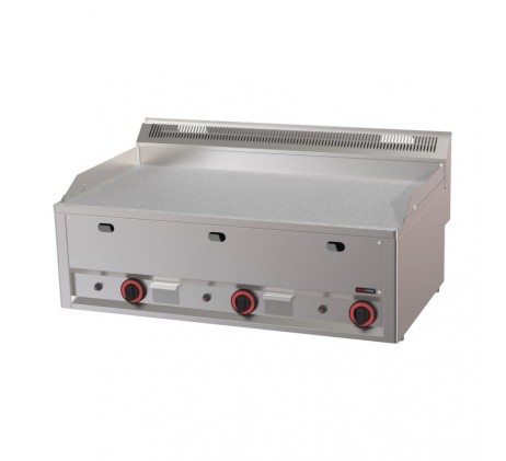 Plaque de cuisson 97x48 à gaz chrome durable...
