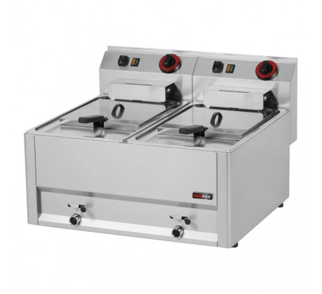 Friteuse électrique double 0,38 kW/l, 8+8 l...