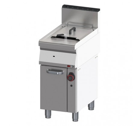Friteuse à gaz 0,8 kW/l, 15 l avec soubassement...