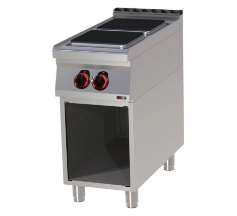Fourneau électrique 2x feu avec soubassement...