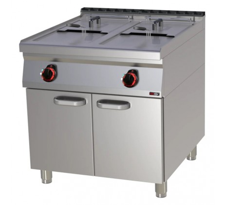 Friteuse électrique double 0,8 kW/l, 17+17 l...