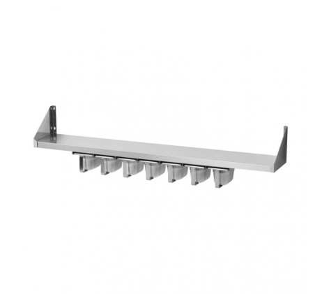 Étagère avec pots à épices 7x GN 1/9 | REDFOX -...