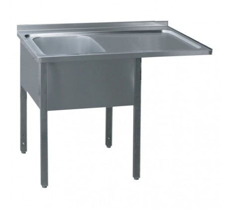 Table de lavage 160x70x90 - 1x évier 50x40x30...