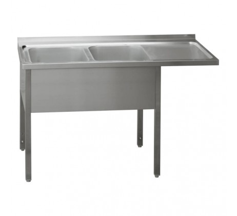 Table de lavage 210x70x90 - 2x évier 60x50x30...